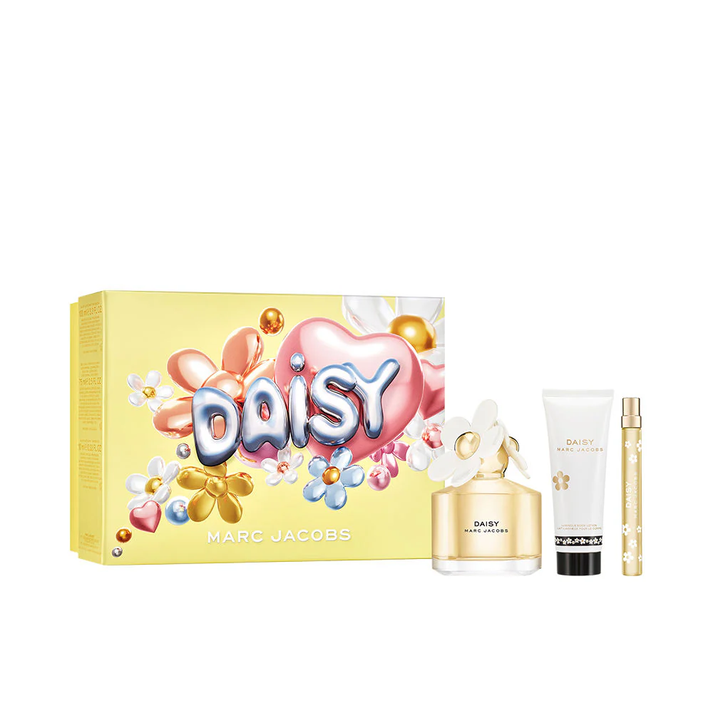 Daisy Marc Jacobs Set 3.4oz EDT & 2.5oz Body Lotion & 0.33oz EDT
