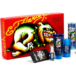 Ed Hardy Love & Luck by Christian Audigier 5Pc / Luggage Tag for Men