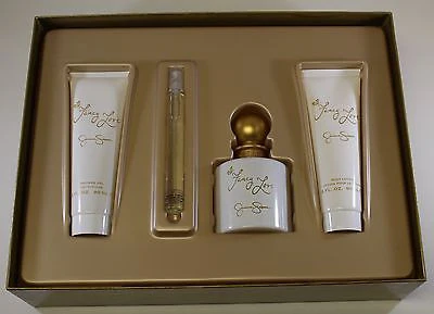 Fancy Love for Women Gift Set 3.4Oz EDP/3Oz Bl/3Oz Sg/.34Oz Mini Edp