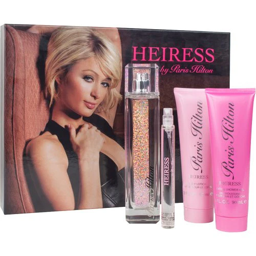 Heiress by Paris Hilton EDP 3.4 Oz/.34Oz /Bl 3.0Oz/S.G 3.0 for Women