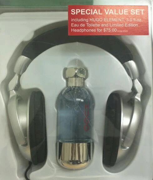Hugo Element by Hugo Boss EDT 3.0Oz/ Headphone for Men