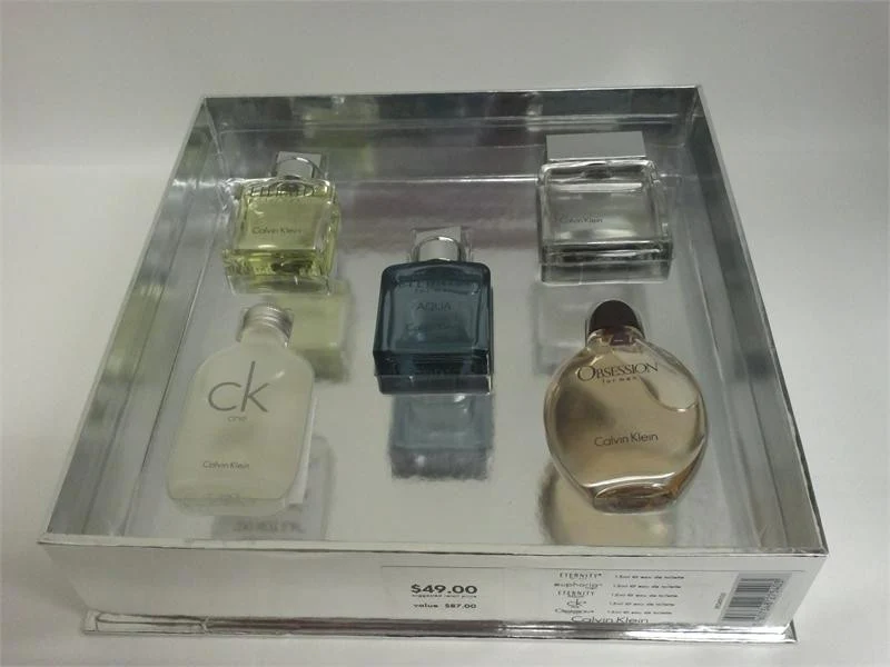 Mini Calvin Klein Gift Set Perfume Eternity 0.5 Oz/Eternity Aqua 0.5 Oz/Obsession 0.5 Oz/Euphoria 0.5 for Men