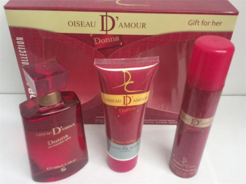Oiseau D'Amour for Women by Dorall Collection EDP 3.3 Oz./ B. L. 3.3 Oz. /Deo 2.5 Oz.