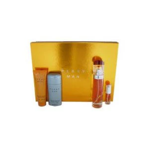 Perry Man by Perry Ellis EDT 3.4Oz/ A.S. 3.0Oz /Gel, 2.75Oz /Deo Stick 7.5Ml for Men