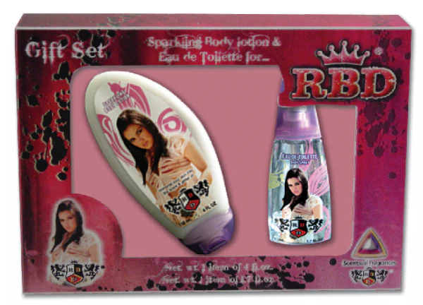 Rebelde Lupita 2Pc Gift Set 1.7Fl.Oz.Eau de Toilette + 4 Fl.Oz Sparking Body Lotion