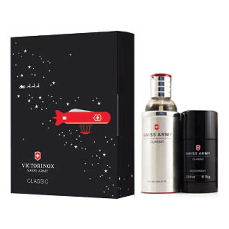Swiss Army Classic for Men by Victorinox EDT 3.4 Oz. / Deo 2.5 Oz.